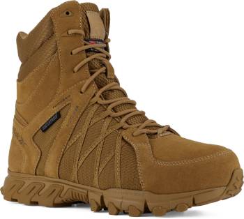 Reebok WGRB3461 Trailgrip Tactical, Men's, Coyote, Comp Toe, EH, WP/Insulated, 8 Inch, Work Boot