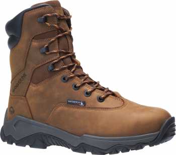 Wolverine WW191024 Glacier II, Men's, Brown, Comp Toe, EH, WP/Insulated, 8 Inch Boot