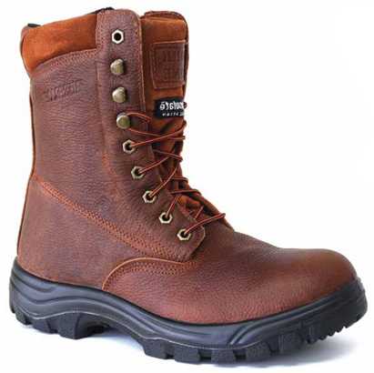 Work Zone WZS852-BR Men's, Brown, Steel Toe, EH, WP, Insulated Boot