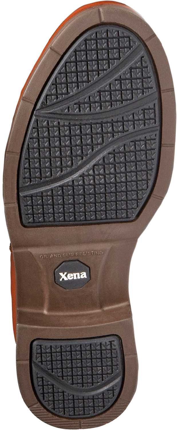 Xena Workwear XEOMBO1 Women's Omega EH Safety Boot, Bourbon Brown, Steel Toe, Side Zipper