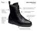 Xena Workwear XESPBL1 Women's Spice Safety Boot, Jet Black, Steel Toe, Side Zipper